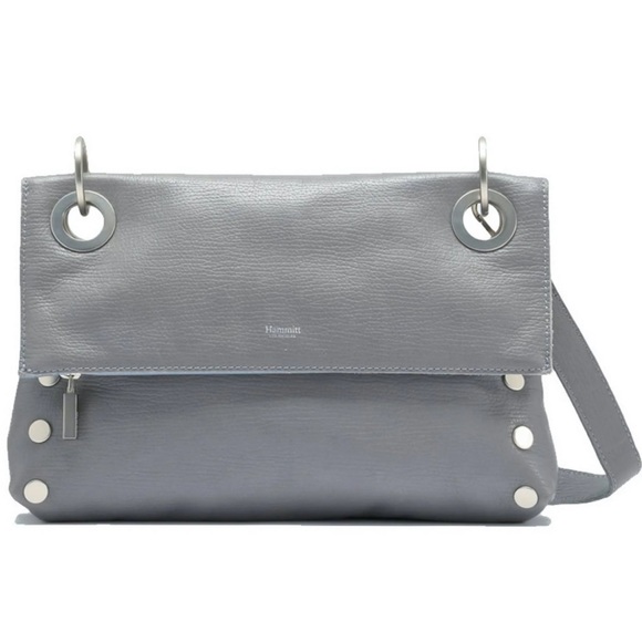 EUC Hammit VIP Meduim Montana reversible crossbody in Stingray Blue/Steel Grey - Picture 17 of 17